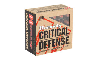 Hornady Critical Defense 9mm 115 gr FlexTip, 25 Rounds Per Box