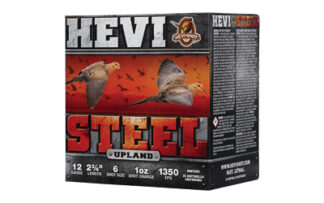 Hevishot HEVI-Steel Upland 12 Gauge 2.75 in #6 Steel Shot 25-Round Box