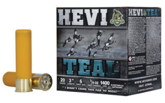 Hevishot HEVI-Teal 20 Gauge 3 in #6 Shot, 7/8 oz, 25 Rounds