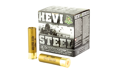 HEVI STEEL 12GA 3.5" #4 25/250