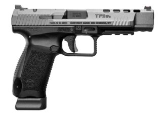 CANIK TP9SFx 9mm Semi-Auto Pistol, 5.2 in Barrel, Optic-Cut Tungsten/Black, 10+1 Rounds