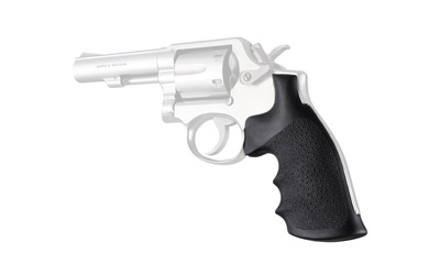 Hogue Monogrip S&W K/L Frame Square Butt Black Rubber Grip, Square Style