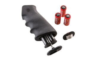 Hogue OverMolded Tactical Grip with Cargo Kit for AR-15/M16, Black Rubber