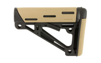 Hogue AR-15/Mil-Spec 6-Position Overmolded Collapsible Stock FDE Rubber