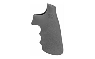 Hogue OverMolded Round Butt Rubber Monogrip, S&W K/L/N/X/Z Frame, Black