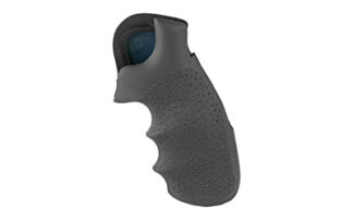 Hogue Monogrip Grip for S&W N Frame Round Butt Revolvers, Black Synthetic Rubber