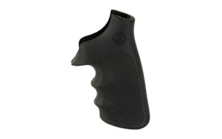 Hogue HandALL OverMolded Rubber Revolver Grip, Black Cobblestone Pattern