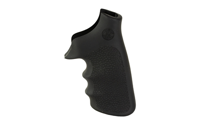 Hogue HandALL OverMolded Rubber Revolver Grip, Black Cobblestone Pattern