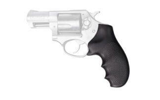 Hogue Monogrip Rubber Finger-Groove Grip for Ruger SP101, Black