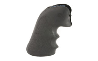 Hogue Monogrip Rubber Finger Groove Grip for Ruger Super Blackhawk Square Trigger Guard, Black