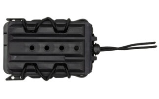 High Speed Gear Polymer TACO V2 Magazine Pouch, Single, Black Polymer, Belt Clip/MOLLE U-Mount