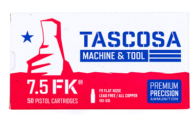 TMT F9 7.5 FK 101 gr Flat Nose Ammo, 50 Rounds