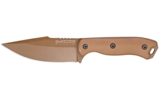 Ka-Bar Becker Harpoon BK18 Fixed Blade Knife, 4.625 in Blade, Bronze Matte Finish