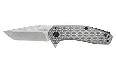 Kershaw Cathode Assisted Folding Knife 2.25 in Tanto, Stainless Handle
