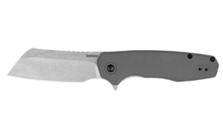 Kershaw Wharf Folding Assisted Knife 2.8 in Blade, Stonewashed, Deep Carry Clip