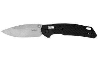Kershaw Heist Folding Knife, 3.20 in D2 Steel Clip Point Blade