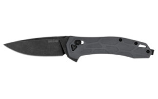 Kershaw Covalent Folding Knife 3.20 in D2 Steel Drop Point Blade Black Oxide/Gray
