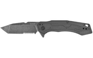 Kershaw Analyst Folding Assisted Knife 3.25 in BlackWash Gray Blade Black Handle 2062ST