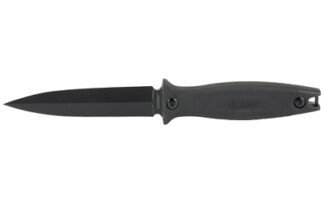 Kershaw Secret Agent 4.4 in Fixed Blade Knife, Black-Oxide 8Cr13MoV Steel