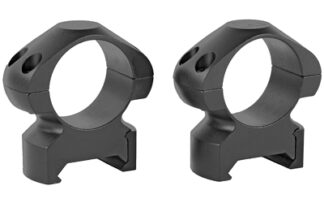 Konus 1" Medium Steel Ring Mounts for Picatinny/Weaver, Matte Black