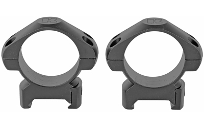 Konus Medium 30mm Steel Ring Mounts Matte Black, Picatinny/Weaver