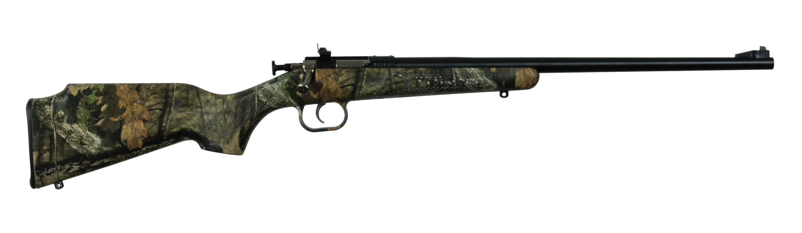 Davey Crickett Crickett Youth 22 LR Single-Shot Rifle, Fixed Front/Adjustable Rear Sights