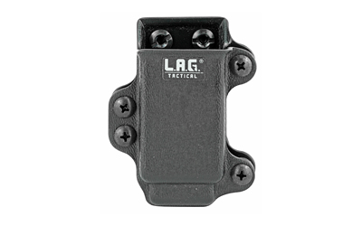 LAG Tactical Single Pistol Magazine Carrier for 9/40 Double Stack Full-Size Magazines, Black