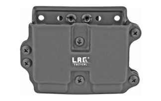 LAG Tactical MCS Double Magazine Carrier for 9/40 Full Size Magazines, Kydex, Black