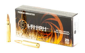 Lehigh Defense Controlled Chaos .223 Rem 62 gr Boat Tail Hollow Point, 20 Rounds Per Box