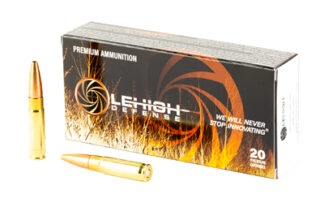 Lehigh Defense Controlled Chaos .300 AAC Blackout 115 gr Flat Base Hollow Point, 20 Rounds