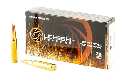 Lehigh Defense Controlled Chaos .308 / 7.62 NATO 152 gr Boat Tail Hollow Point Ammo