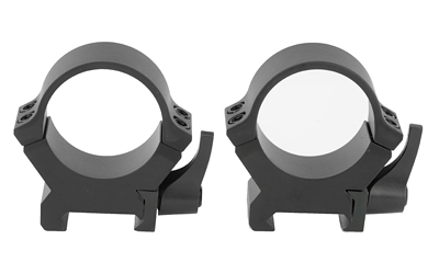 Leupold QRW2 30mm Medium Matte Black Steel Quick-Release Scope Rings