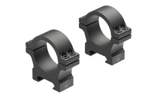 Leupold Open Range 30mm Low Cross-Slot Scope Rings for Picatinny/Weaver (Matte)