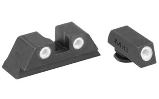 Meprolight Tru-Dot Front/Rear Set Glock STD Frame 3-Dot Green/Green