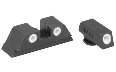 Meprolight Tru-Dot Front/Rear Set Glock STD Frame 3-Dot Green/Green