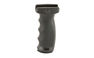 Mission First Tactical React Ergonomic Vertical Forend Grip, Black Polymer, 7.95 in