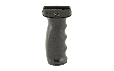 Mission First Tactical React Ergonomic Vertical Forend Grip, Black Polymer, 7.95 in