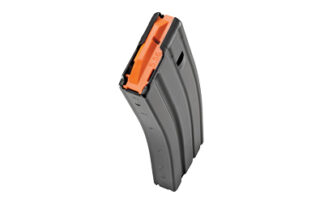 DURAMAG Speed AR-15 Detachable Magazine .223 Rem/5.56 NATO, 30 Rounds, Black with Orange Follower