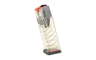 ETS Group Omega 9mm 17-Round Magazine for SIG P320, Clear/Translucent Smoke Polymer