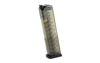 ETS Group SMK-GLK-43-12 9mm 12-Round Glock 43 Smoke Polymer Magazine