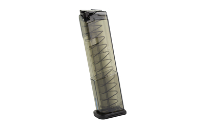ETS Group SMK-GLK-43-12 9mm 12-Round Glock 43 Smoke Polymer Magazine