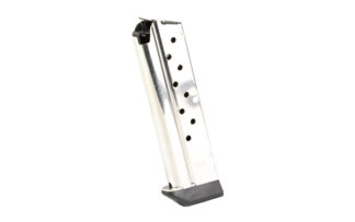 Kimber 1911 9mm 9-Round Stainless Steel Magazine with Extended Base Pad (Silver)