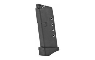 ProMag GLK12 Standard 9mm 6-Round Black Polymer Magazine for Glock 43