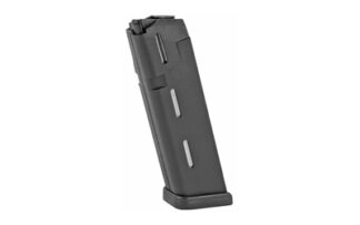 ProMag GLK-14 Standard 9mm 10-Round Detachable Magazine for Glock 17/19/26, Black Polymer