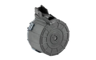 ProMag SAIA7 Saiga 12 12 Gauge Standard Drum Magazine, 12 Rounds, Black Polymer