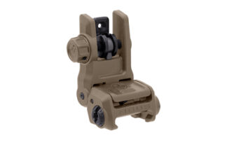 Magpul MBUS 3 Rear Folding Backup Sight, Flat Dark Earth, Impact-Resistant Polymer