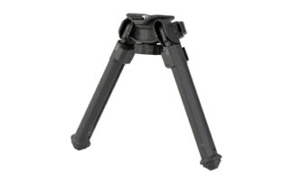 Magpul MOE Bipod Black Polymer, 7-10" Vertical Adjustment, RapidAttach Sling Stud Mount