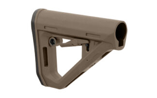 Magpul DT Carbine Stock MAG1377-FDE FDE Synthetic Collapsible Stock for Mil-Spec Tube