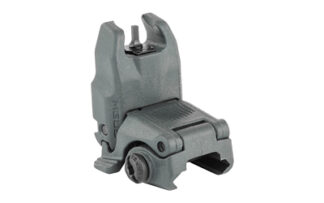 Magpul MBUS Front Folding Back-Up Sight, Gen 2, Stealth Gray, 1.60 MOA