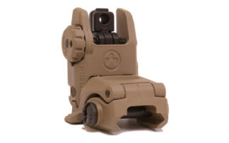 Magpul MBUS Rear Flip-Up Backup Sight, Gen 2, Flat Dark Earth, Adjustable Windage
